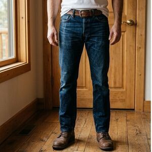 Levi's 513 Slim Straight Jeans, Dark Wash Size 36 NWT